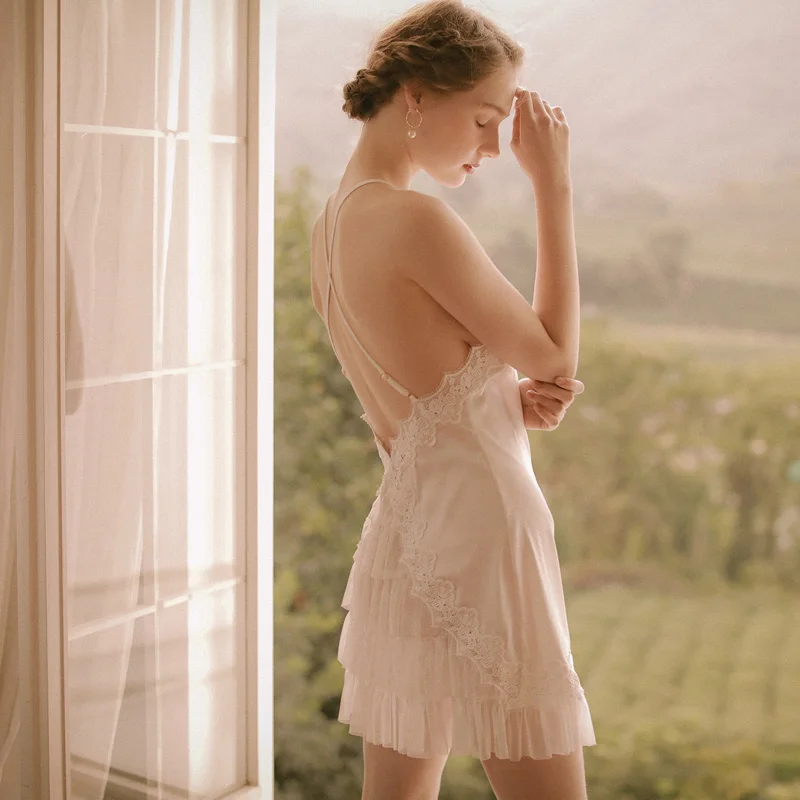 Новинка сексуальная ночная рубашка с бабочкой и ласточкиным хвостом