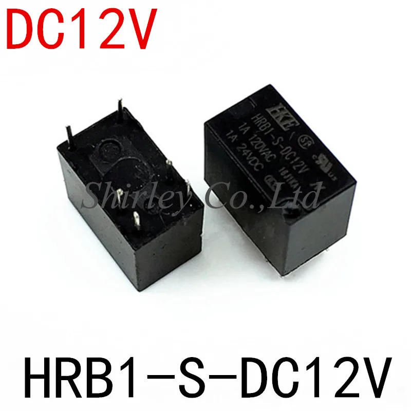 100 шт. 100% новое оригинальное реле HKE HRB1-S-DC5V HRB1-S-DC12V HRB1-S-DC24V 5VDC 12V 24V 6pin 1A 120VAC 24VDC -