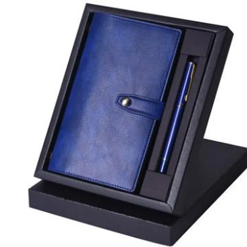Blue With Pen Fromthenon винтажная записная книжка для путешественников дневник блокнот из искусственной кожи спиральная записная книжка бумажные журналы планирования школьные канцелярские принадлежности подарок - Цвет: Blue With Pen