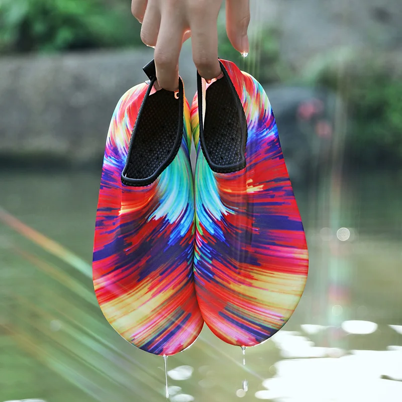 Мужская Летняя обувь для плавания Женские носки дайвинга Нескользящая Пляжные