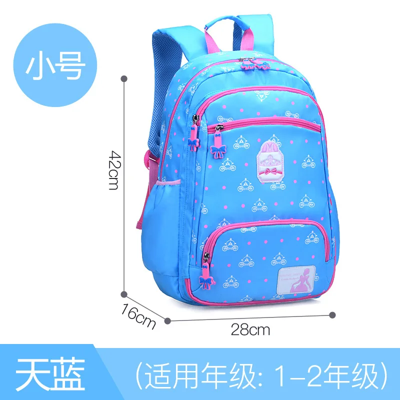 

waterproof Kids School Bags Children Backpacks for Girls Backpacks princess Schoolbag Bookbags Kids Baby Bags mochilas infantil