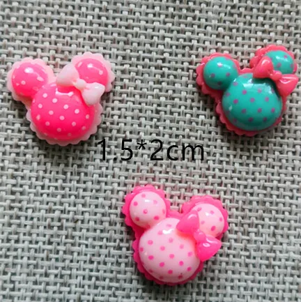 Просвет товар из оптовой партии милый Микки полимерные Стразы плоские с оборота