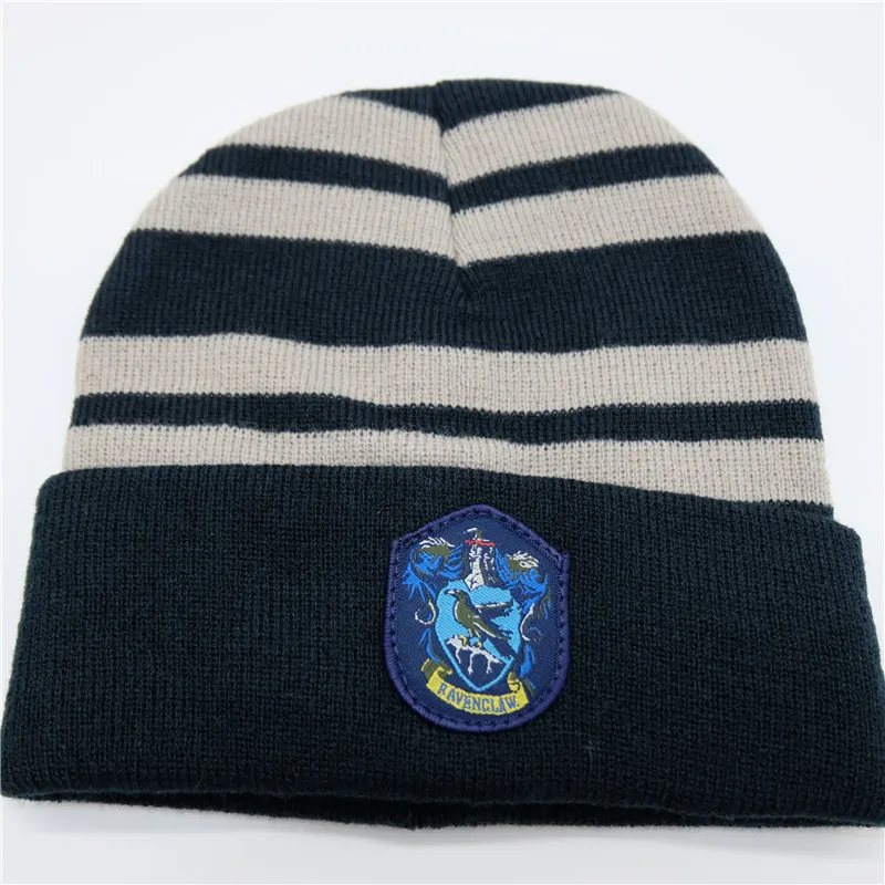 Ravenclaw cap Айниель Хогвартс школьный шарф для косплея Гермионы грэнджер Костюм Гриффиндор Слизерин Hufflepuff Ravenclaw шарф шейный платок шарф - Цвет: Ravenclaw cap