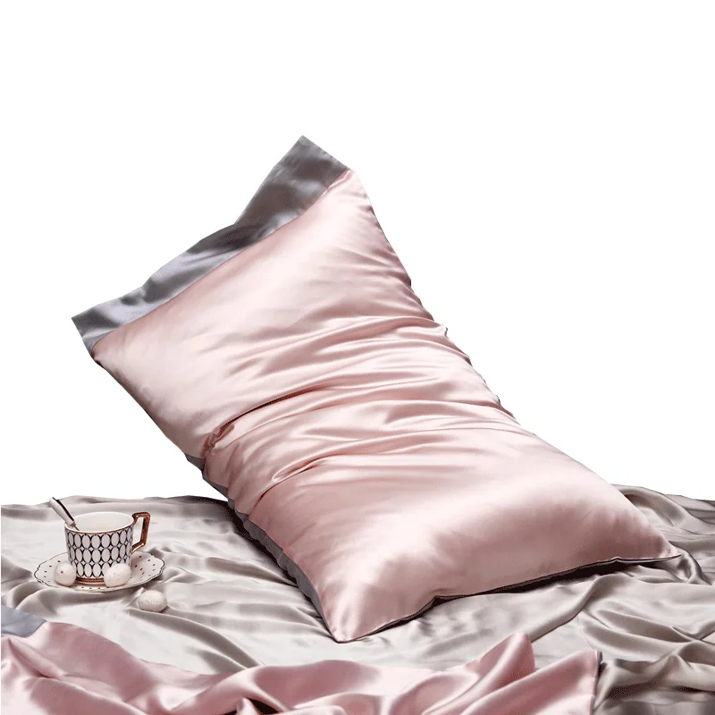 

100% nature mulberry Silk pillowcase envelope pillowcases mix colors for healthy standard queen king