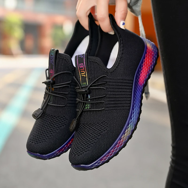 Сетчатые легкие спортивные туфли Weweya дышащие удобные кроссовки для бега на