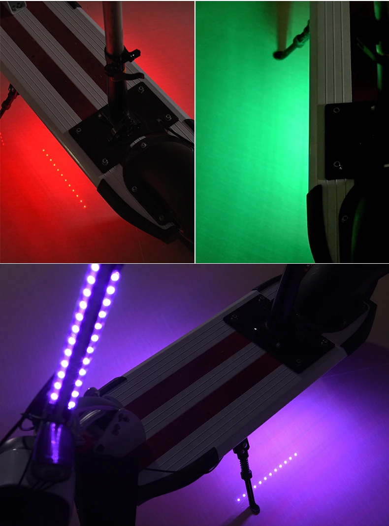 4 шт. 12 SMD дистанционное управление музыкой красочный RGB светодиодный автомобильный интерьерный напольный декоративный светильник в полоску для автомобиля