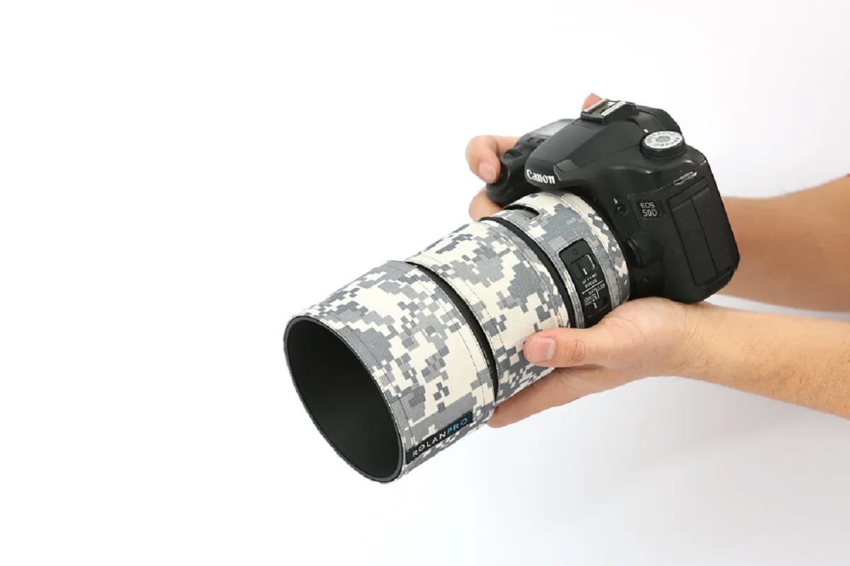Линзы ROLANPRO Чехол для SIGMA 135 мм F1.8 DG художественный камуфляжный чехол от дождя