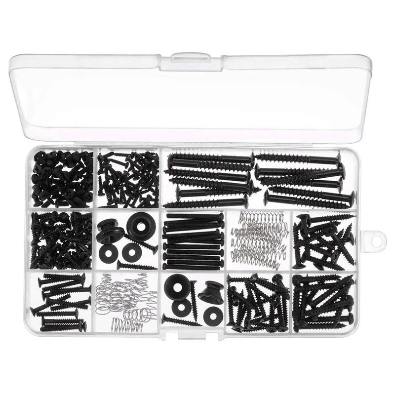 

New Electric Guitar Screw Kit (9 Types) for Electric Guitar Bridge Pickup Pickguard Tuner,Switch Neck Plate Strap Buttons