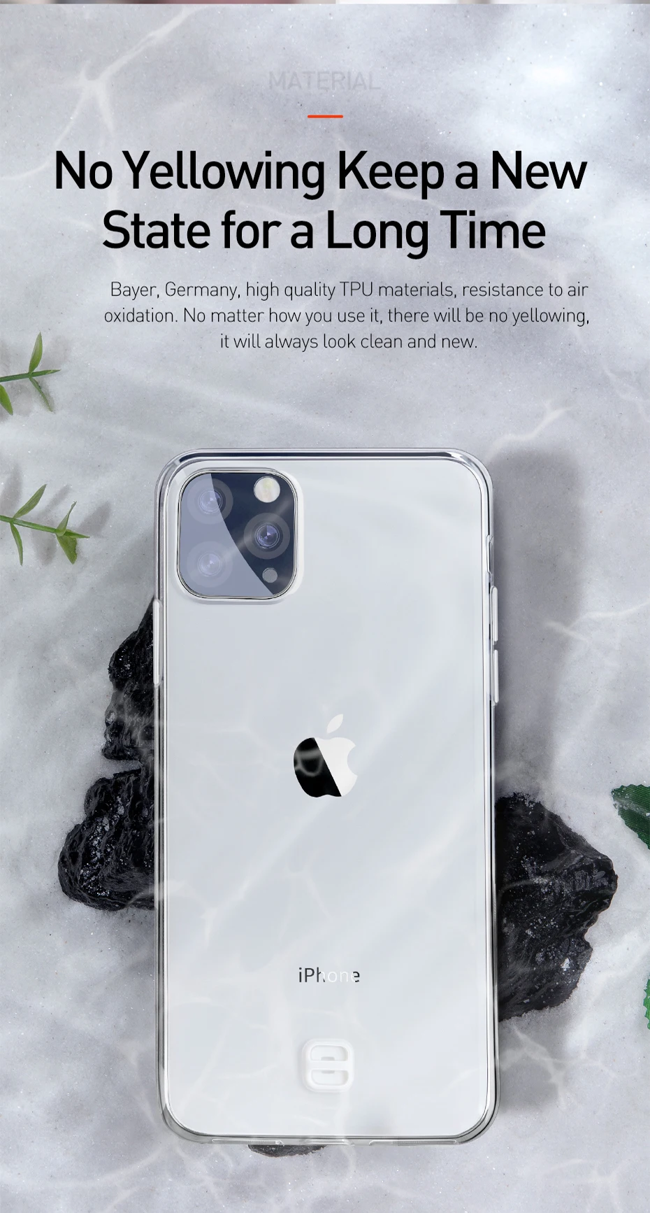 Чехол для телефона Baseus для iPhone 11 Pro Max Xs X, чехол с ремешком, защита от падения, прозрачная защитная задняя крышка для iPhone Xs Max X, Fundas