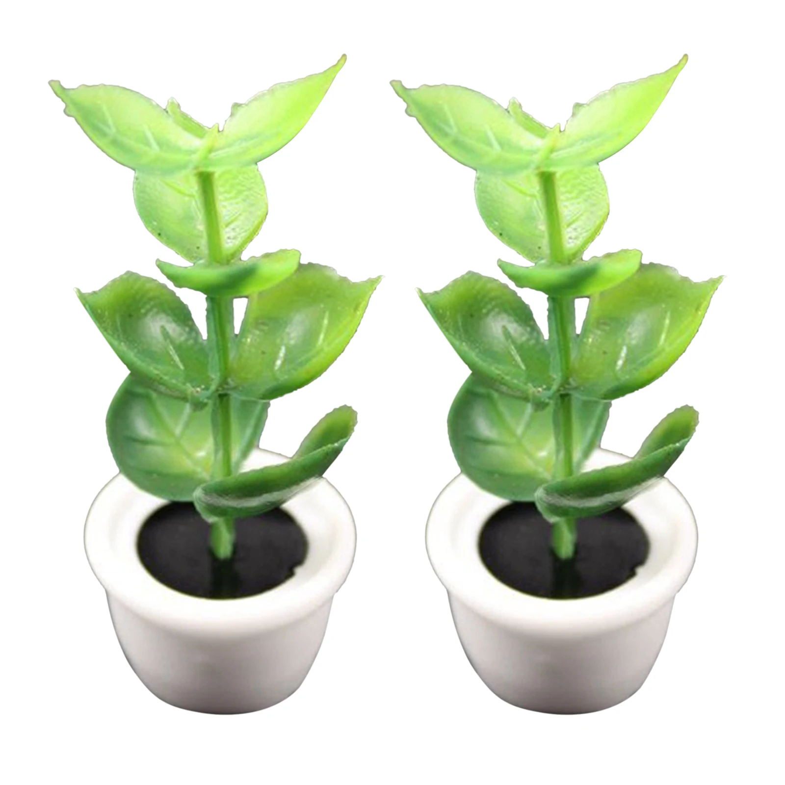 

1/12 Dollhouse Miniatures Tree Plants Model Garden Decoration Fairy Garden