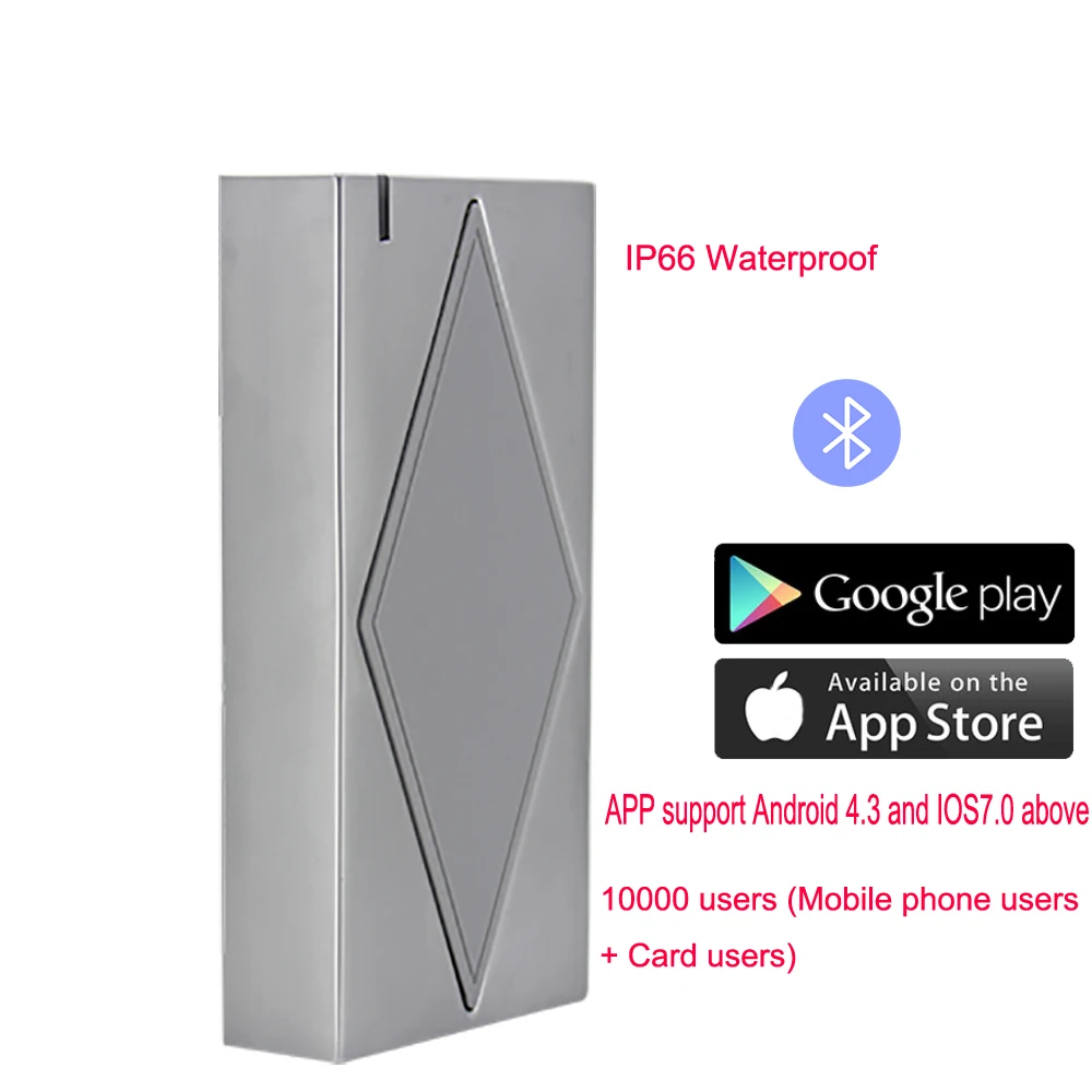 S5-BT 1000 металлический корпус с Bluetooth IP66 автономный контроль доступа поддержка