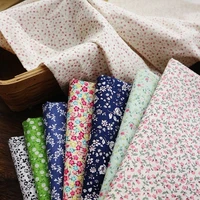 pure cotton fabric small floral printed fabric for baby clothing dress handmade diy sewing accessories