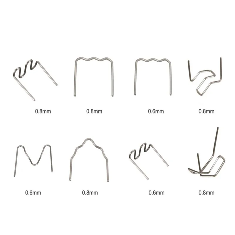 800 шт. стандартные волнистые скобы для ремонта автомобильного пластика |