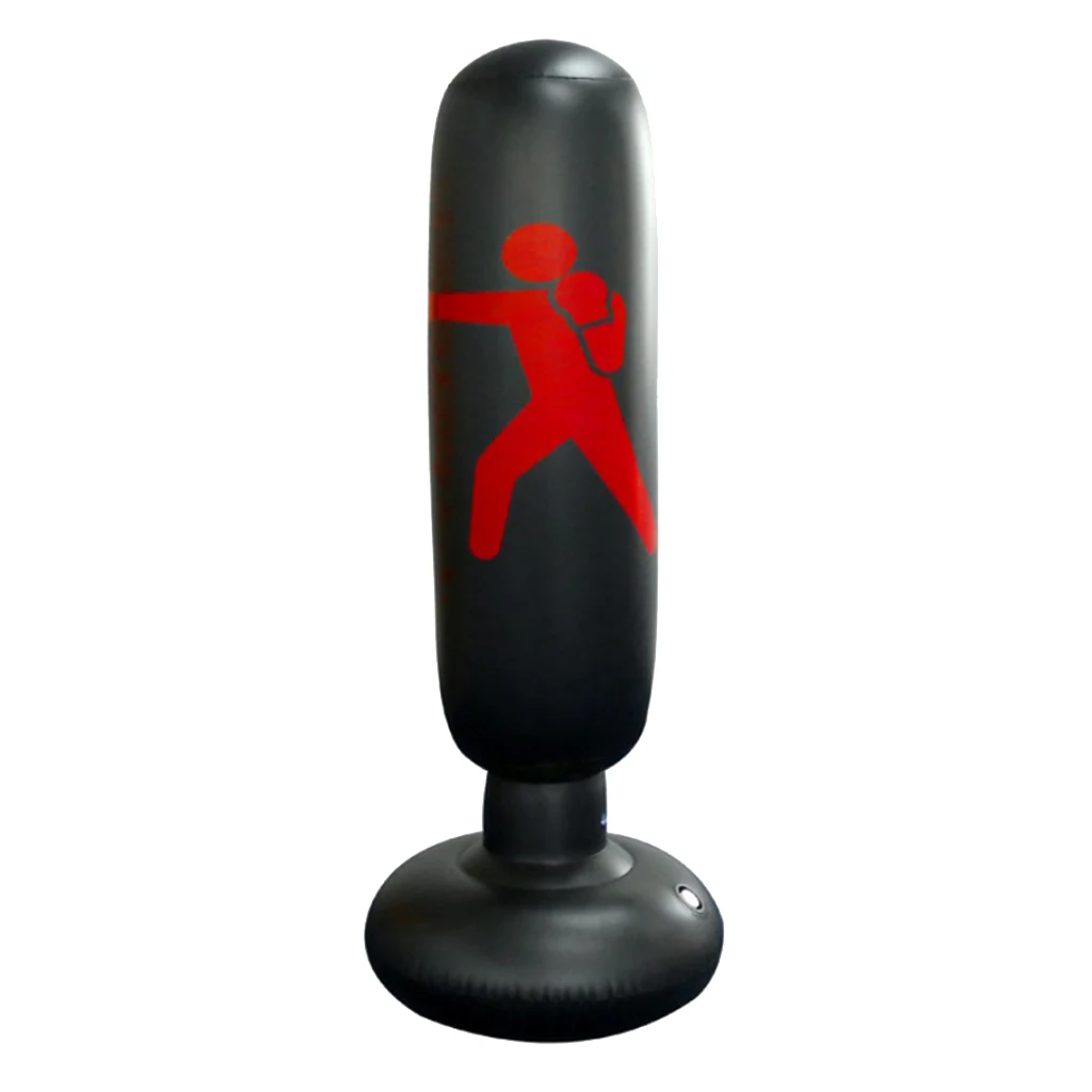 63 Inch Inflatable Boxing Punching Bag Fitness for Kids Adult | Спорт и развлечения