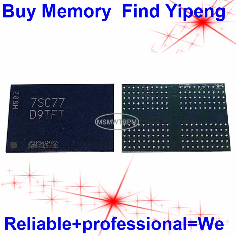 

D9TFT MT53B256M32D1NP-062 WT:C 200FBGA LPDDR4 3200Mbps 1GB Mobile phones Tablets Laptops DDR LPDDR Memory Flash Chip MT53B256M32