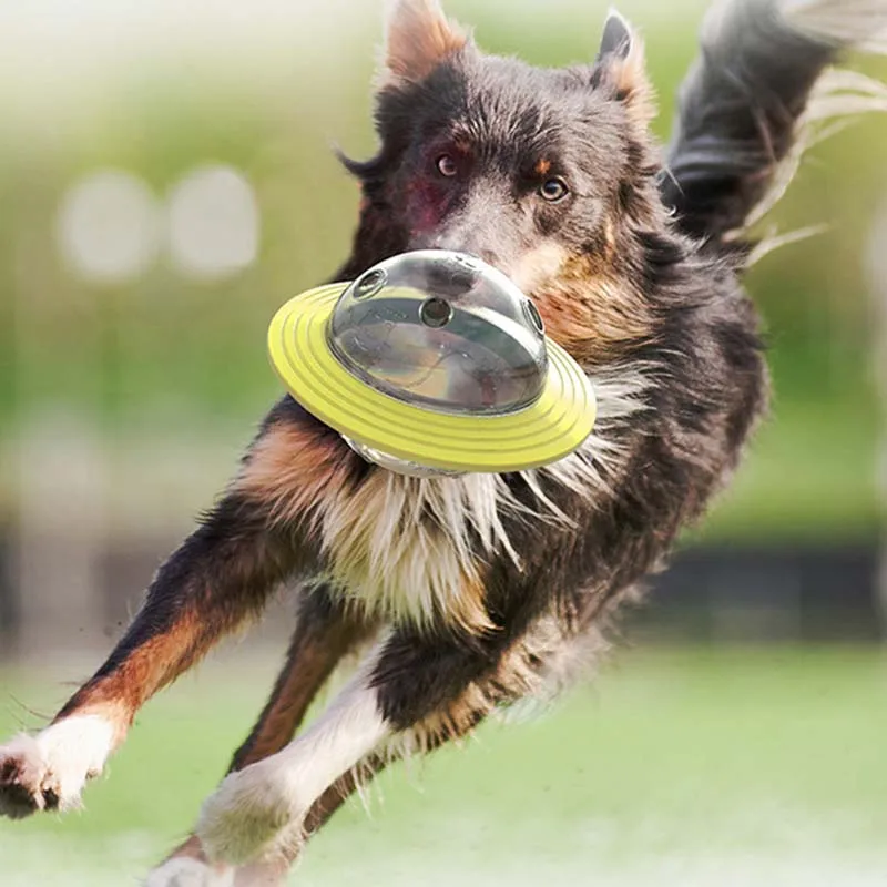 

Indoor Pet Food Leaker Interesting UFO Shape Dog Educational Toys Cultivate Slow Eating Habit Tease Cat Doll Pet Care Products
