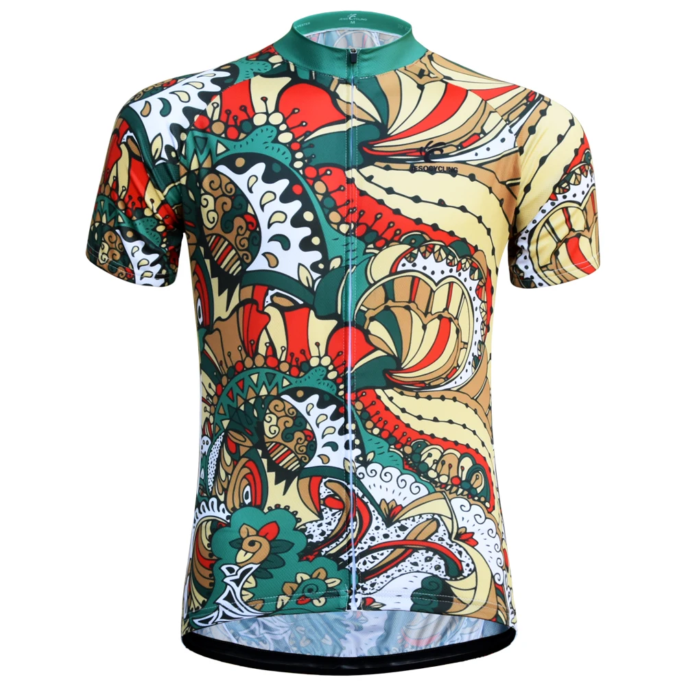 Велоспорт Джерси Мужская MTB футболка для езды на велосипеде Maillot Ciclismo с коротким рукавом Pro Team велосипедная одежда Велоспорт Jeso Велоспорт