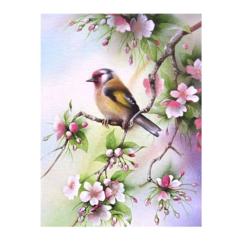 5D алмазная живопись сделай сам вышивка Птица полностью круглая Алмазная