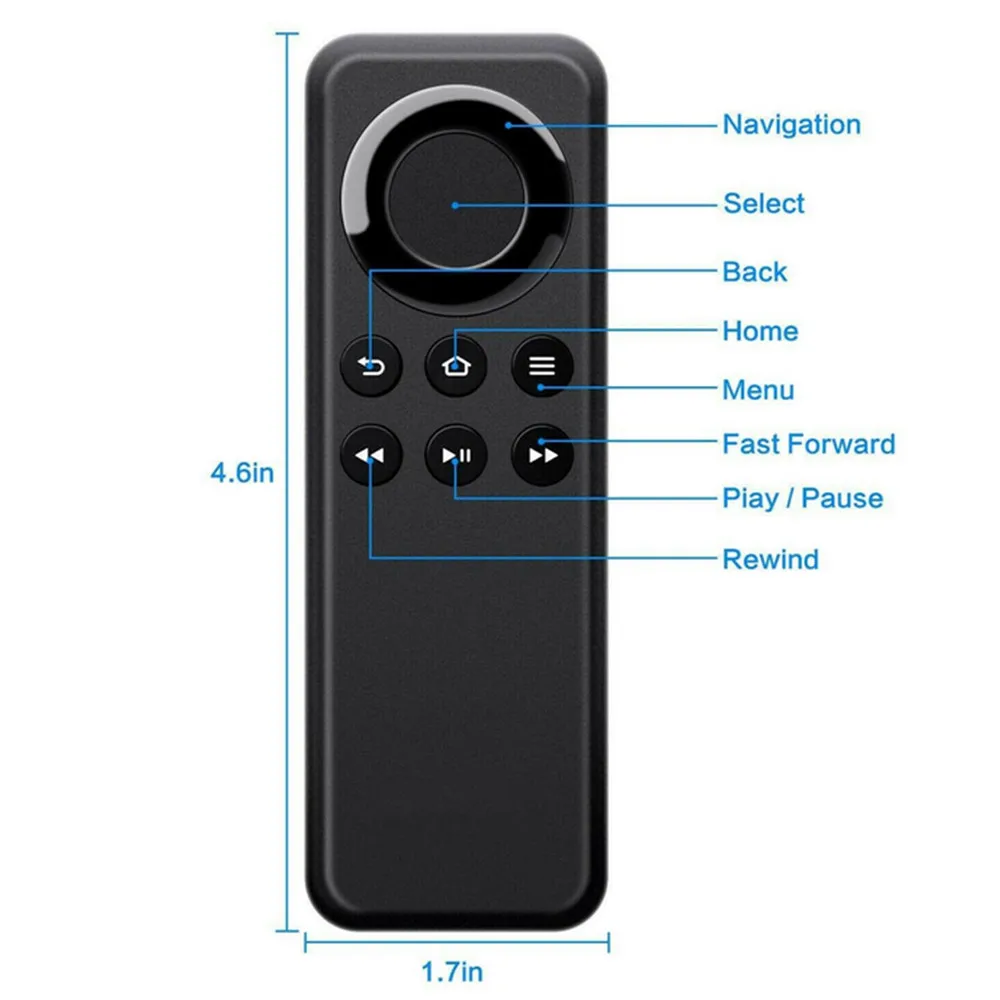Пульт дистанционного управления Ymx-01 Bluetooth STB подходит для Amazon Fire TV Stick CV98LM сменный