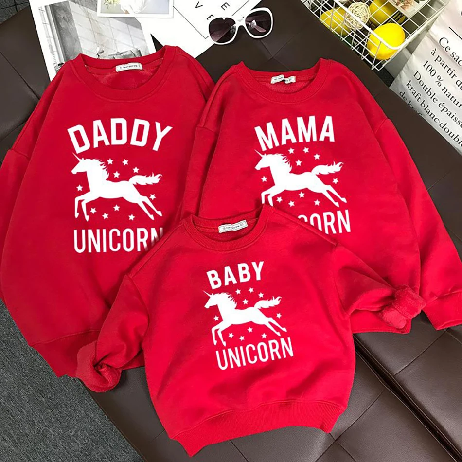 

Christmas Family Matching Sweatshirts Mom Baby Mommy and Me Xmas Clothes Father Mother Children Boys Girls Cotton Sweaters JYF