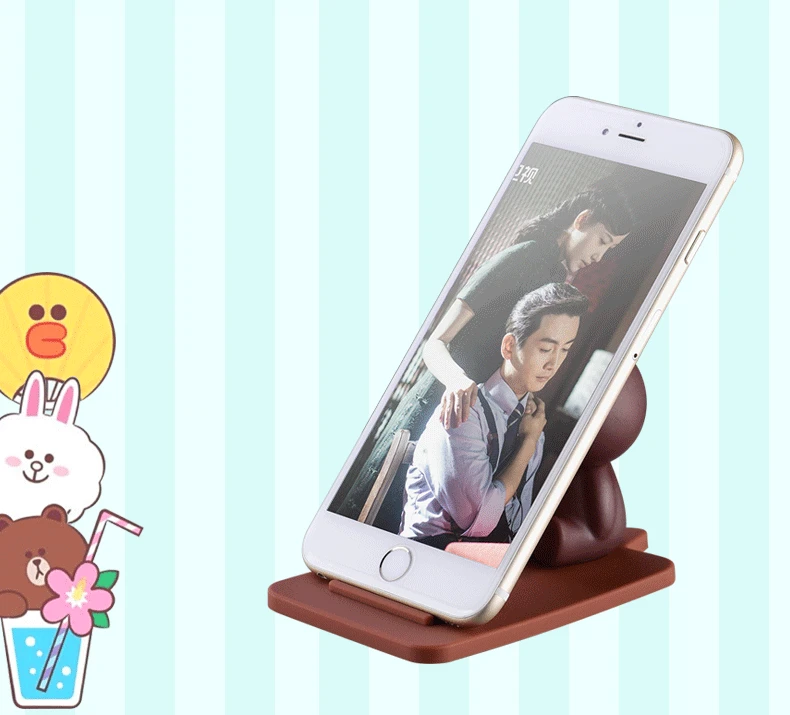 Милый Медведь Кролик подставка для телефона Kawaii Мультфильм Поддержка мобильного телефона держатель стенд планшеты Настольный держатель дизайн Высокое качество держатель