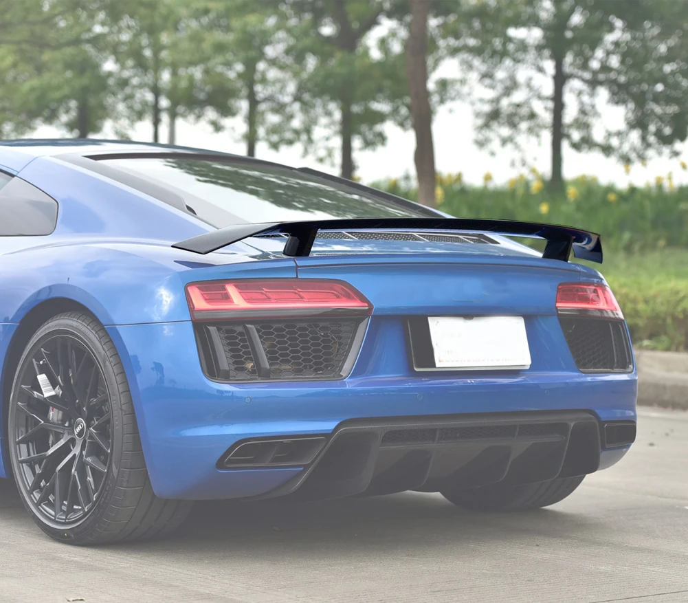 Спойлер r8 карбоновый спойлер для audi R8 трансформируемая наклейка на губы spyder coupe v8