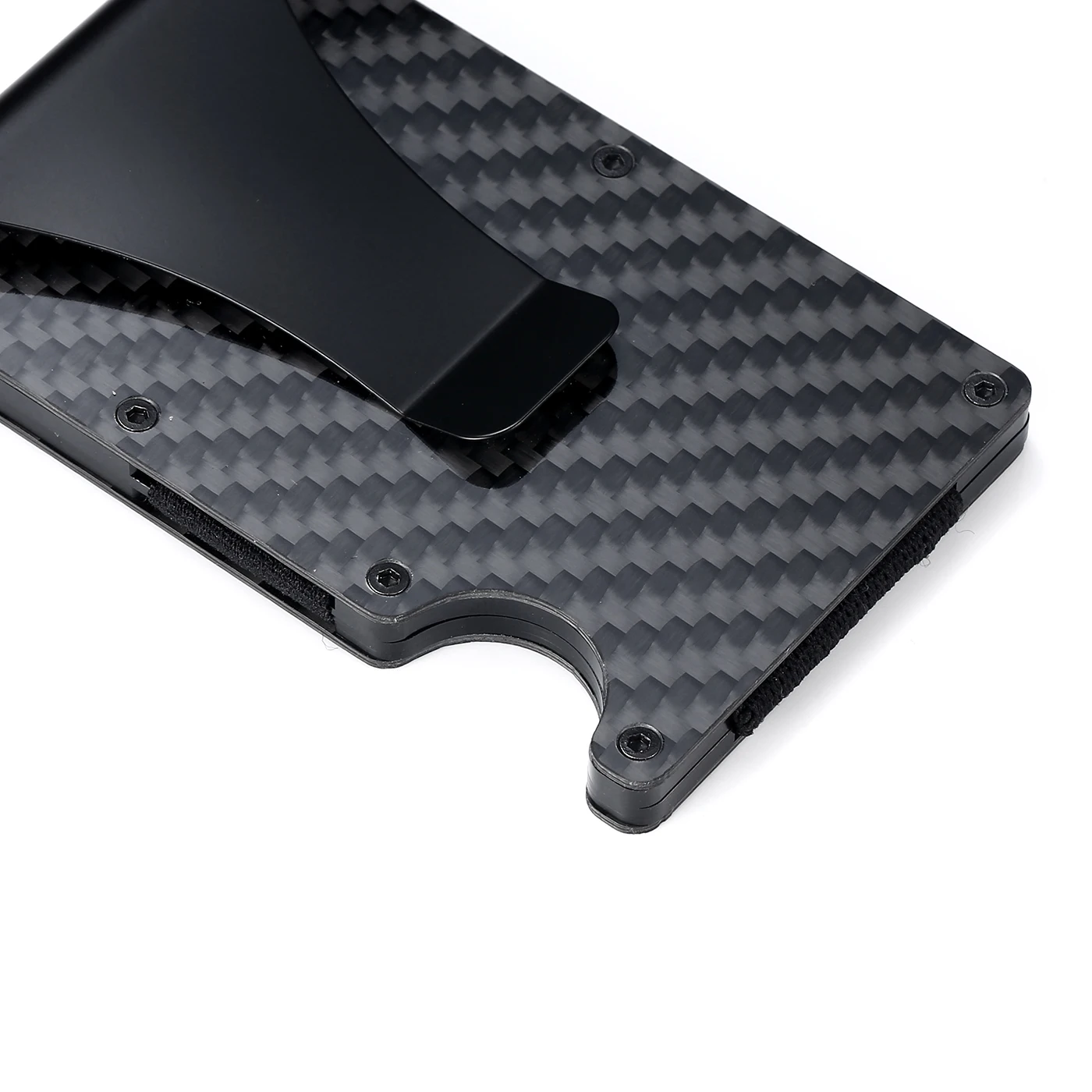 2020 углеродное волокно кредитный держатель для карт минималистичный мини кошелек