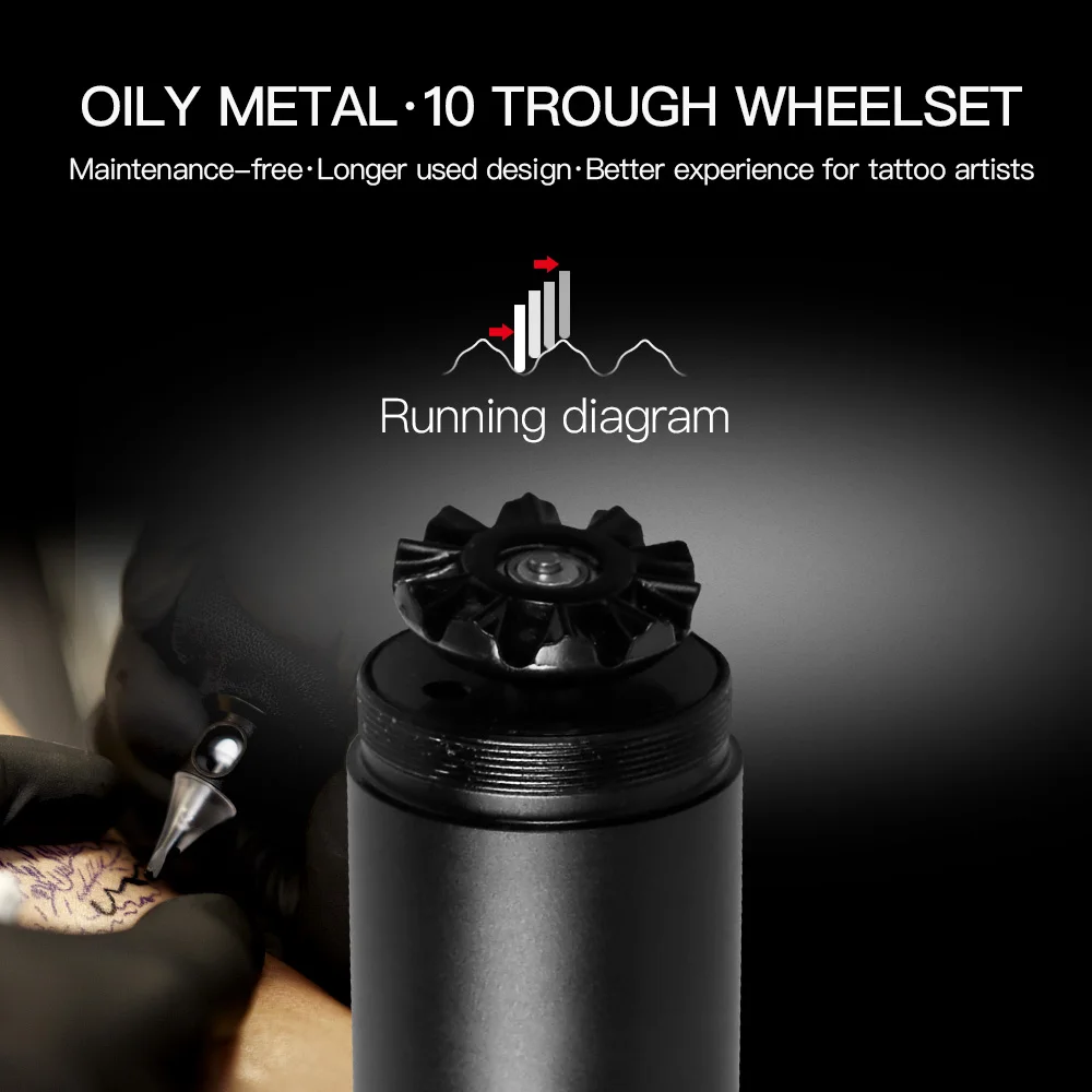 Профессиональная татуировка роторная ручка машина татуировки перманентный