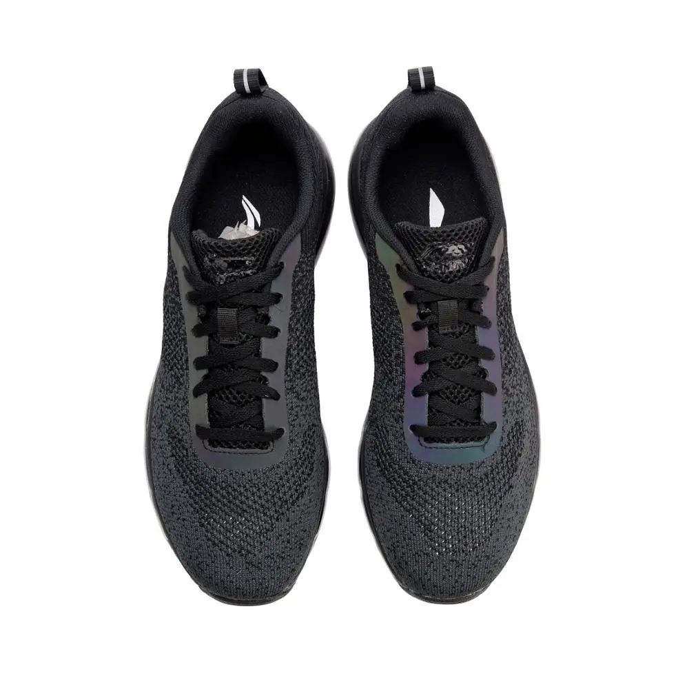 Li Ning Мужская обувь Bubble Max классические кроссовки с подушкой дышащая Спортивная