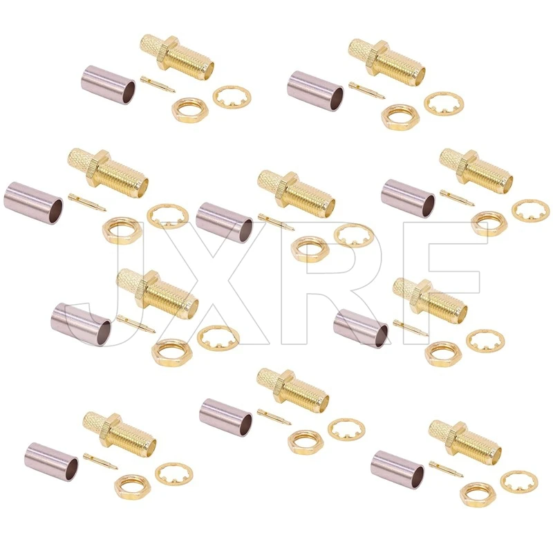 jx-10pcs-sma-connector-rf-adapter-rp-sma-female-crimping-connector-for-lmr195-rg58-rg142-cable-fast-ship-fast-ship