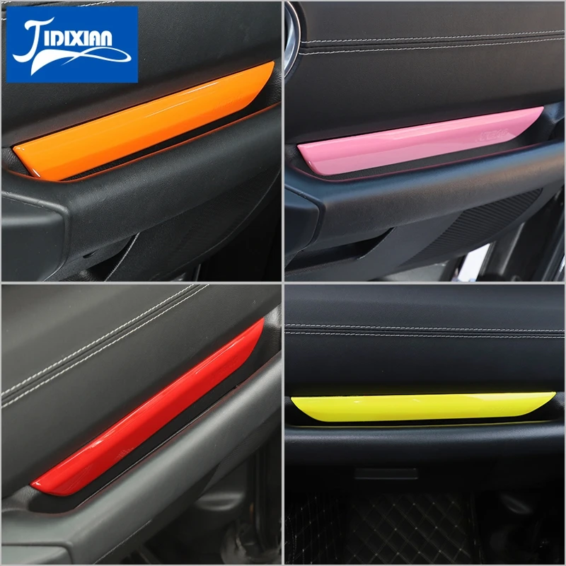 JIDIXIAN Car Co-pilot Handle Armrest Decoration Cover Stickers for Jeep Wrangler JL Gladiator JT 2018-2021 Interior Accessories |