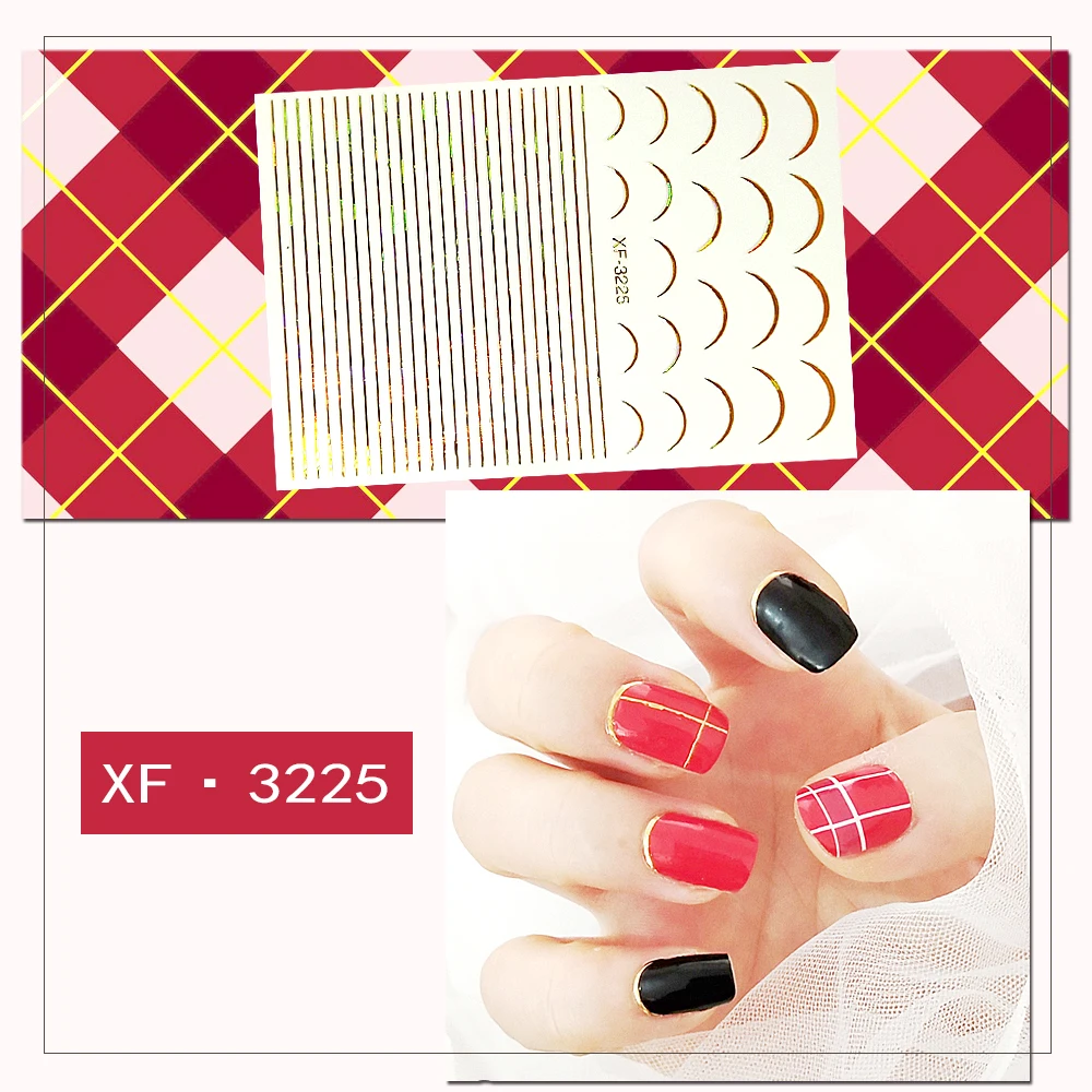 Белые черные золотые серебряные греческие буквы 3D наклейки для ногтей дизайн