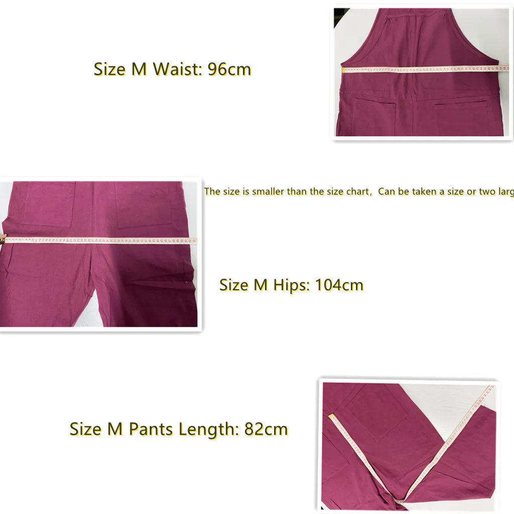 Комбинезон женский однотонный свободного покроя хлопково-льняной ромпер с узлом