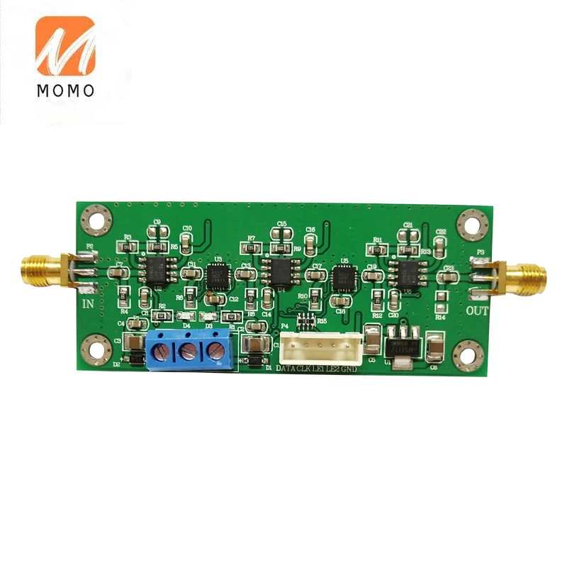 

Adjustable gain amplifier module 30K-200M broadband programmable amplifier 65dB gain 0.5dB step