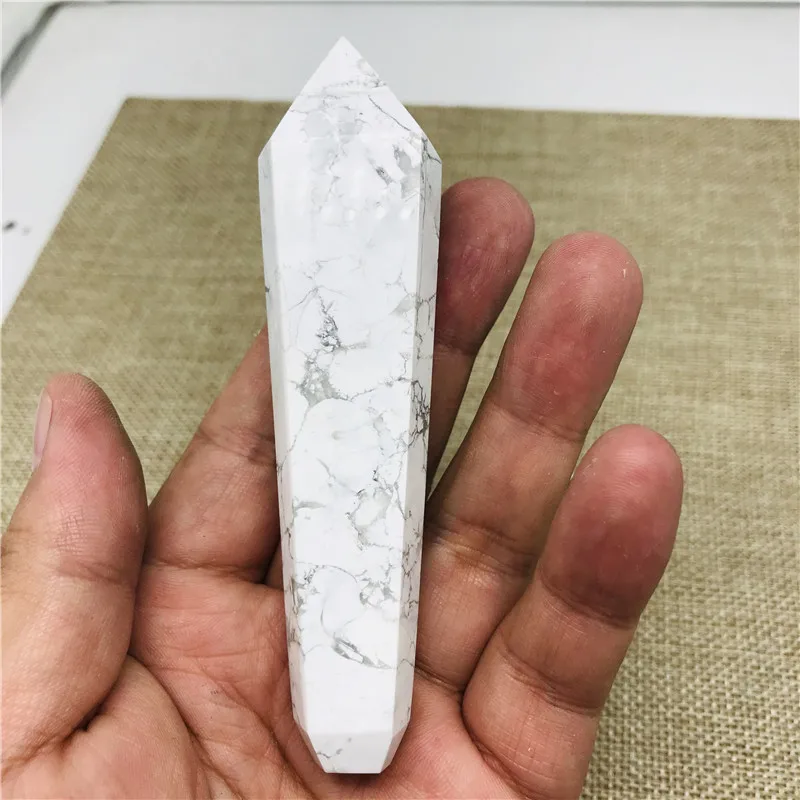 Натуральная белая Бирюзовая Хрустальная палочка курительная трубка исцеляющий