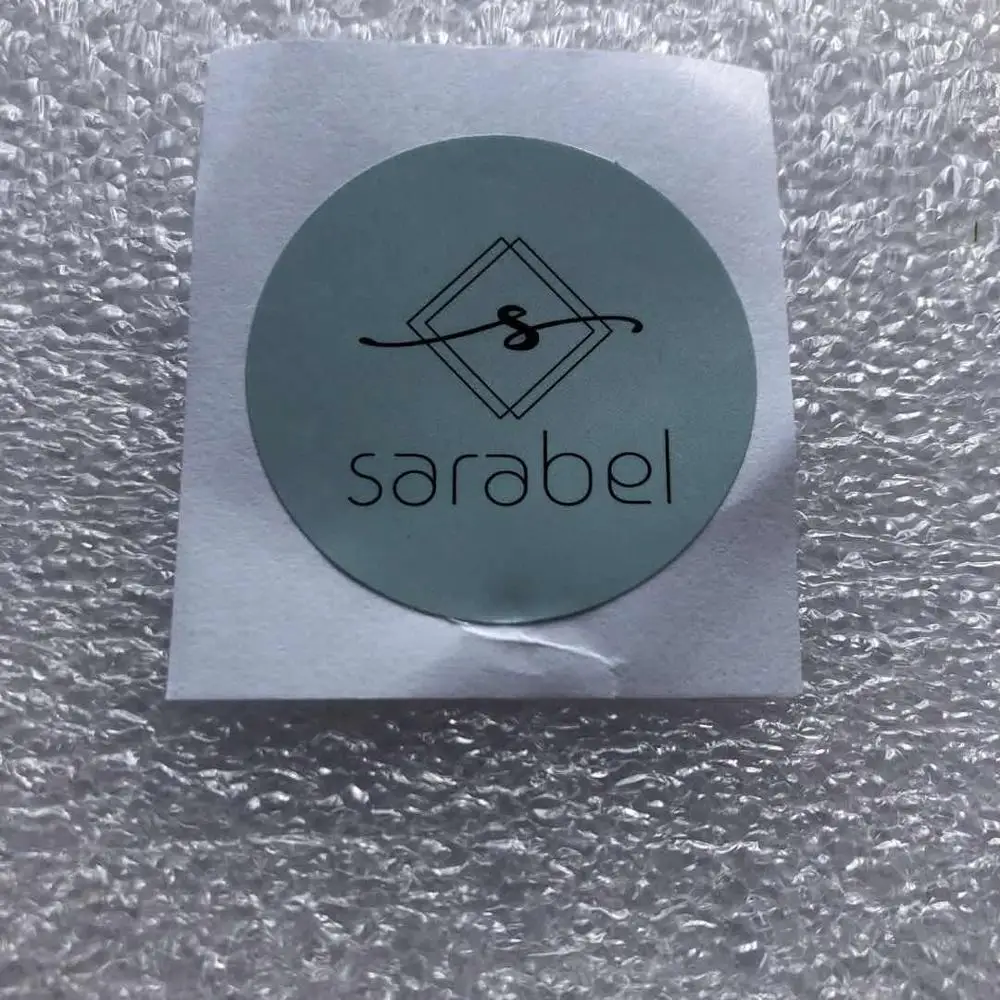 Логотип на заказ бумажный стикер этикетка для ткани сумки обуви/стикер