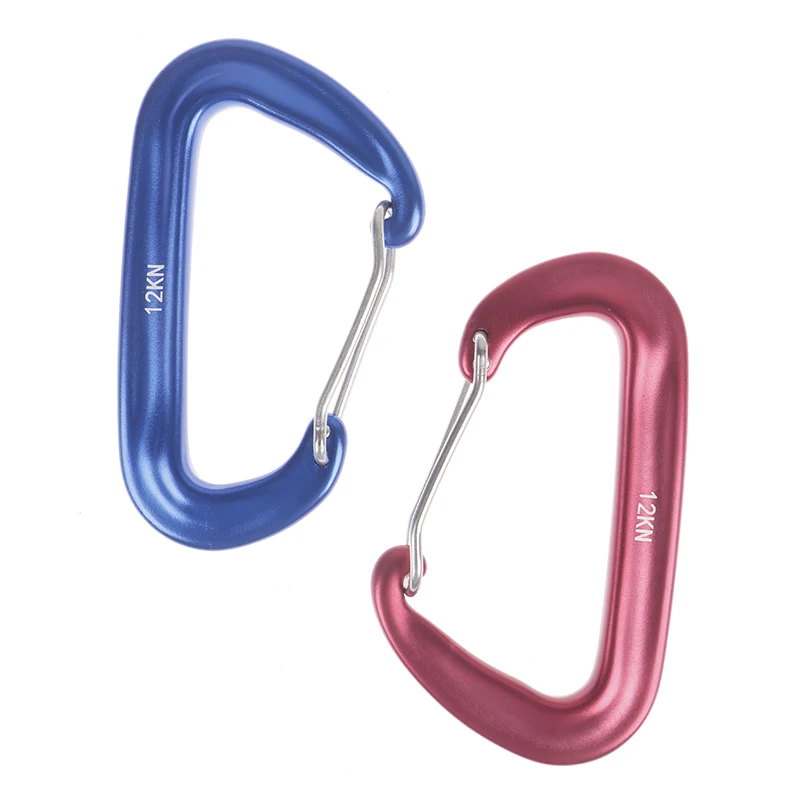 Профессиональный карабин для скалолазания d образная альпинистская пряжка 12 кН