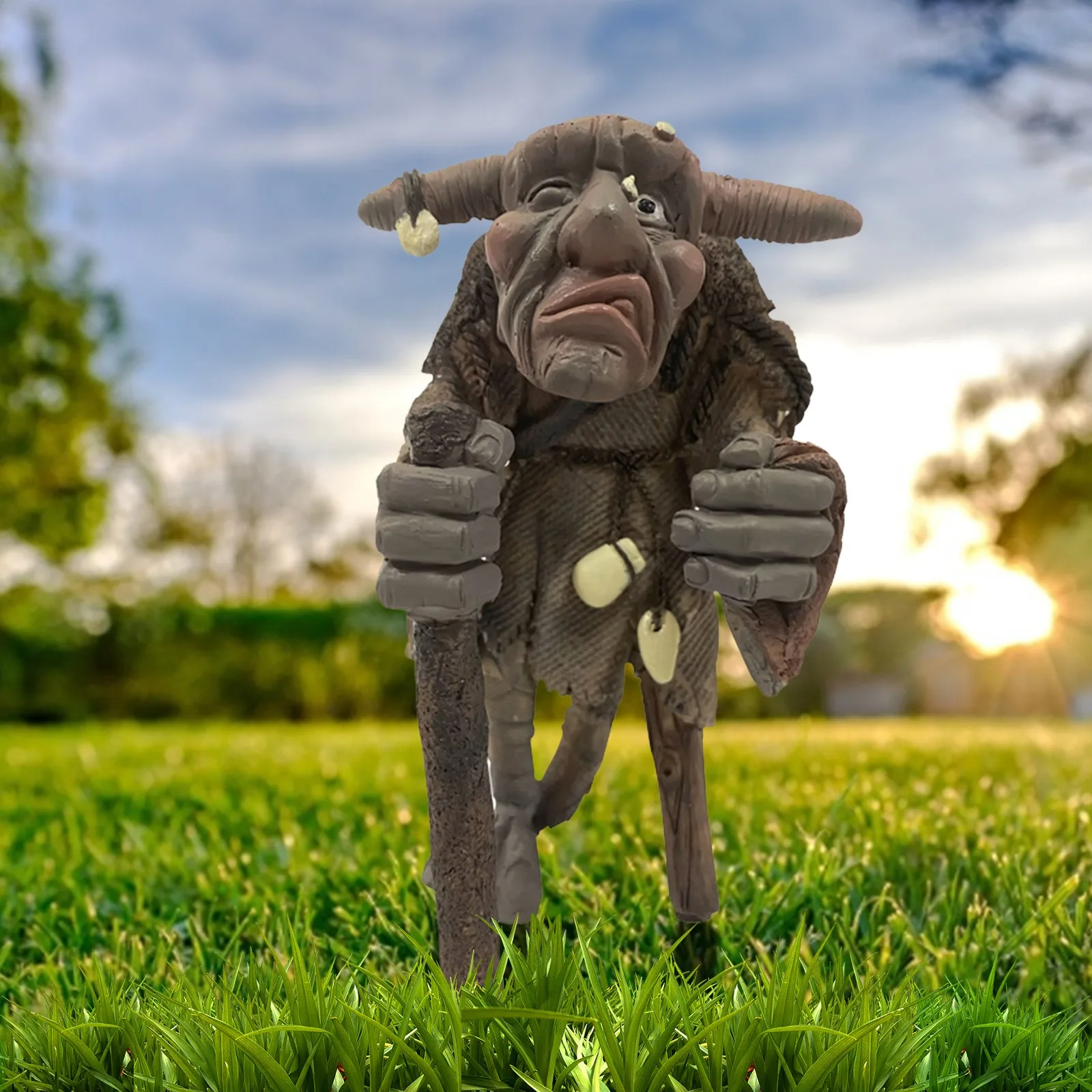 

Смола сад микро пейзаж изделия из смолы украшения мультфильм странная Статуя куклы Хэллоуин украшение домашний декор Дом реквизит подарок