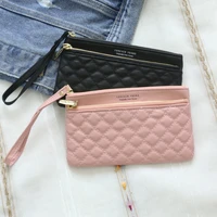 2022 new zipper women long wallet coin purse wallet card holder pu leather fashion clutch phone bag large capacity ladies wallet