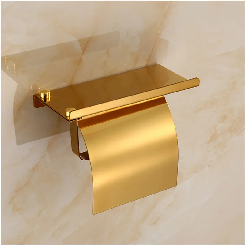 Ванная комната Туалетная рулонная бумага держатель настенное крепление из