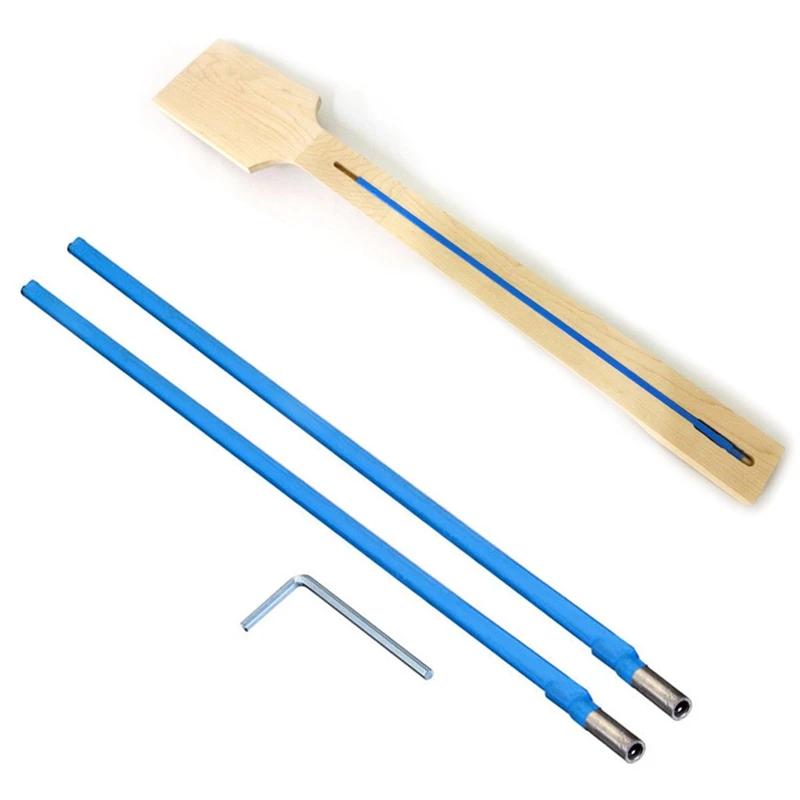 

New 2Pcs Two Way Rod Type Guitar Truss Rod Steel 9 x 420mm Blue Guitar Accessories