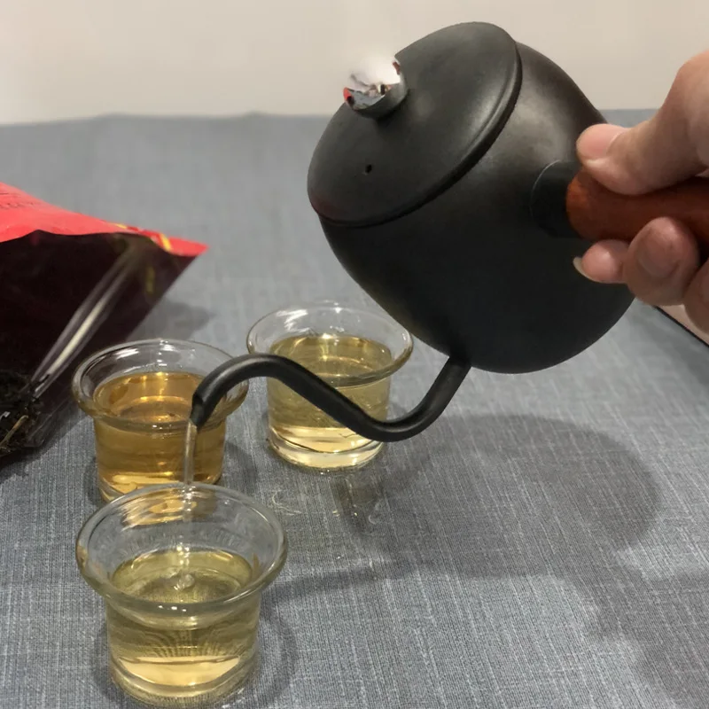 

Beautiful Stainless Steel Coffee Afternoon Tea Teapots Creative Jasmine Da Hong Pao Tea Pots Chinese Tetera Teaware BD50TP
