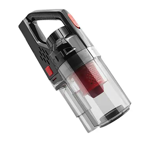 Автомобильный пылесос легкий портативный DC 12V проводный 150W 6000PA мощная мощность