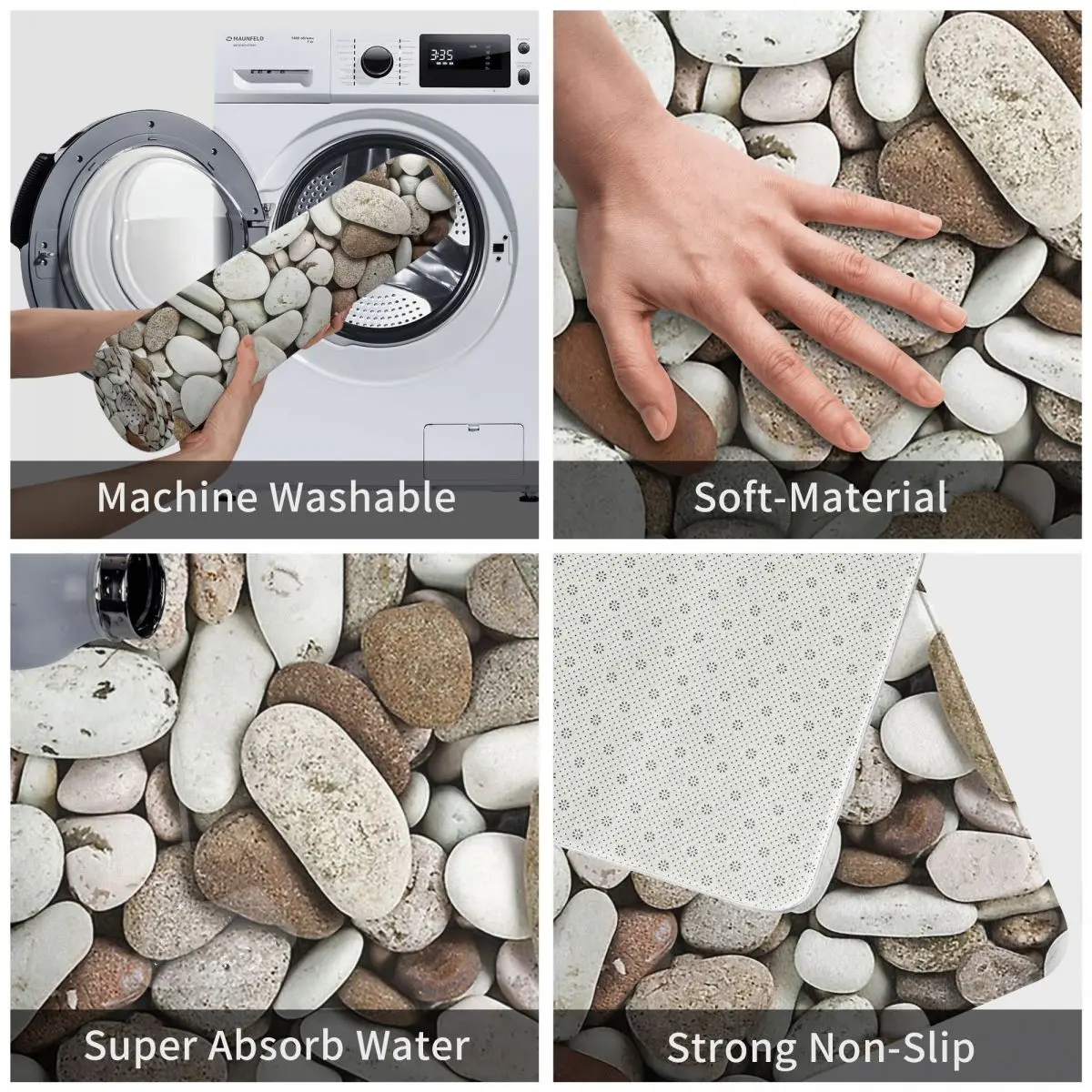 Натуральный Мягкий коврик противоскользящие приветственные коврики для пола