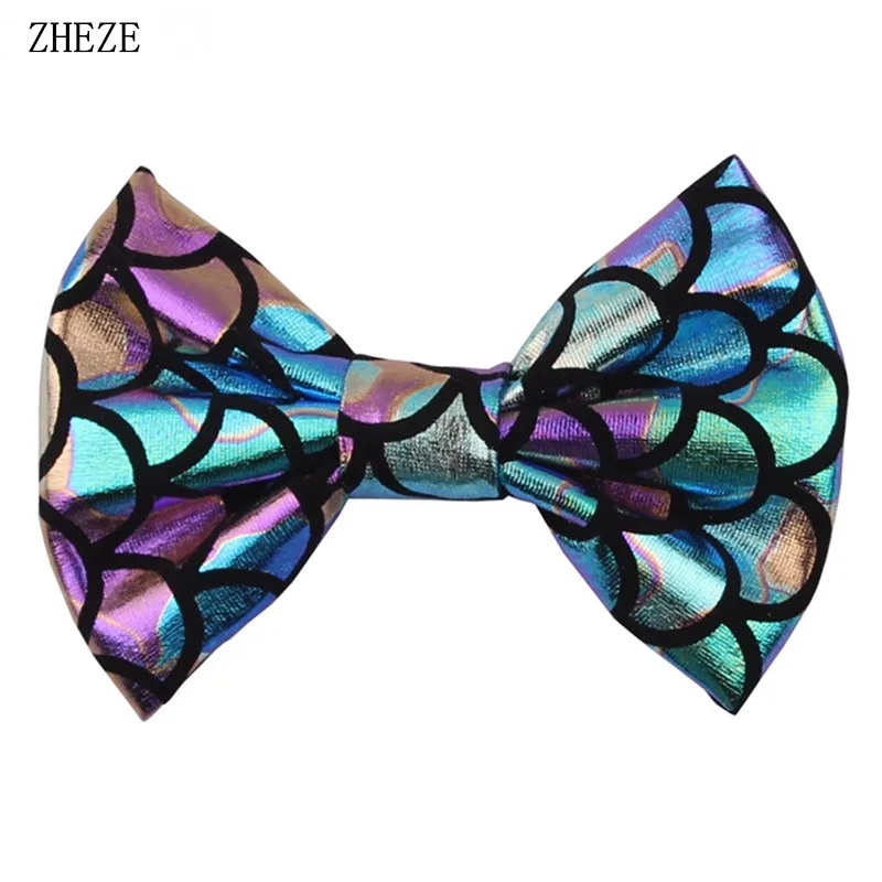 12 шт./лот оптовая продажа 4 ''заколки для волос с бантом русалки девочек 2021