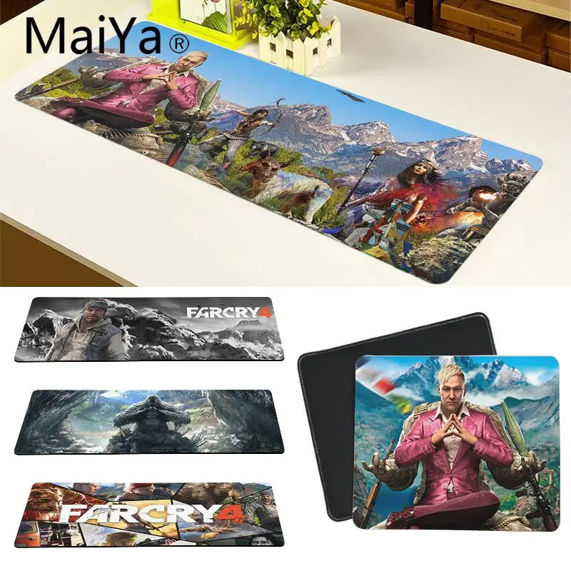 Высококачественный большой/маленький силиконовый коврик для мыши Maiya Far Cry 4