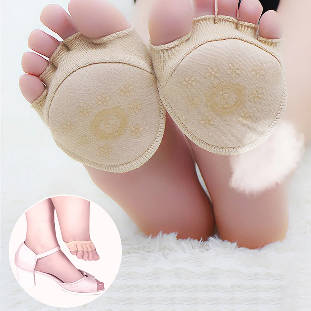 Носки женские с пятью пальцами невидимые хлопковые короткие носки на высоком