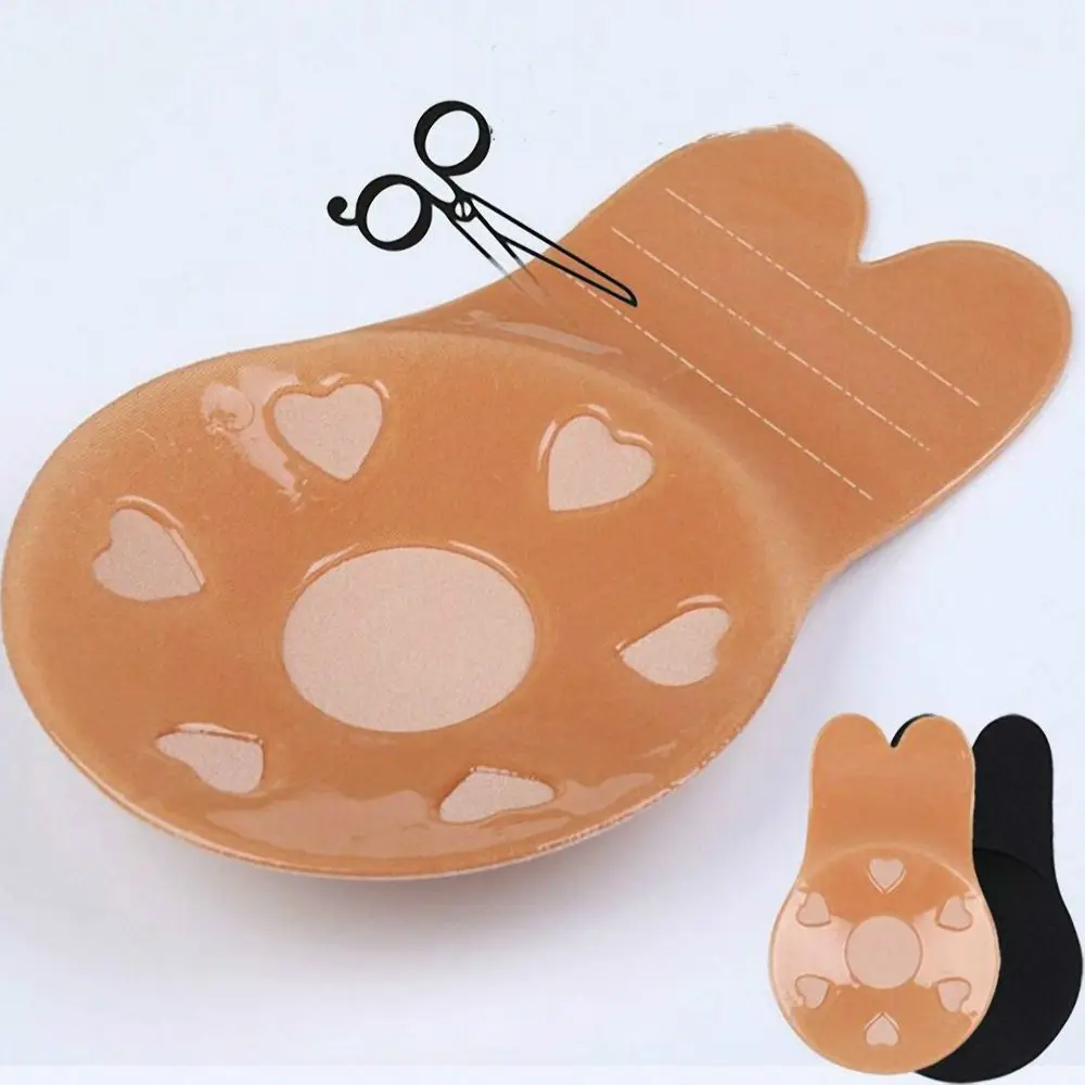 Силиконовый гладкий сексуальный невидимый бюстгальтер с эффектом пуш-ап |