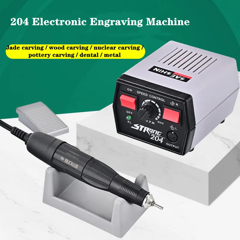 65W 35000 RPM Nail Grinding Polishing Machine Pedicure Machine Nail File Dental Stone Polishing Machine Engraving Machine
