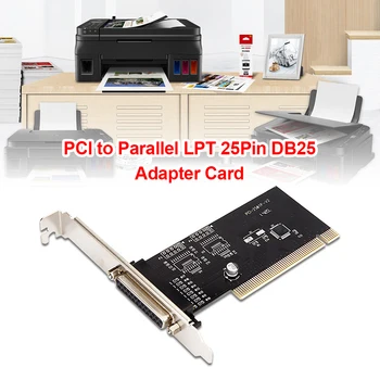 Pci Adapter Card PCI to Parallel LPT 25Pin DB25 Printer Port Controller Expansion Card for Desktop Computer Accessories 2